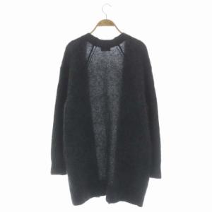 Acne Studios RAYA SH MOHAIR ニットロングカーディガン 長袖 Vネック ウール混 XS グレー
