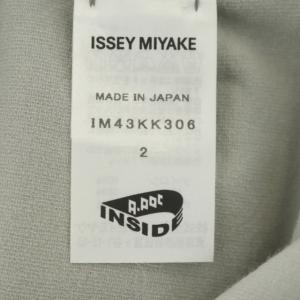 ISSEY MIYAKE A-POC INSIDE Tシャツ カットソー 半袖 総柄 クルーネック 2 グレー