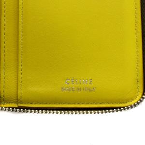 CELINE フィービー ミディアム 財布 ラウンドファスナー 二つ折り レザー ベージュ OH