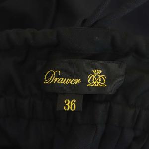 Drawer 22SS コットンタックサロペットスカート 36 黒