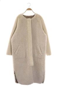 Ameri VINTAGE 20AW REVERSIBLE TWIN BOA COAT リバーシブル ボアコート フェイクファー ノーカラー アウター