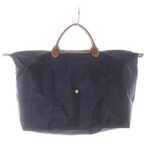 Longchamp ル プリアージュ トートバッグ ハンドバッグ L ナイロン 1624 ブラウンパープル