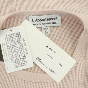 AMERICANA L'Appartement別注 Thermal N/S TOP トップス タンクトップ カットソー ノースリーブ サーマル