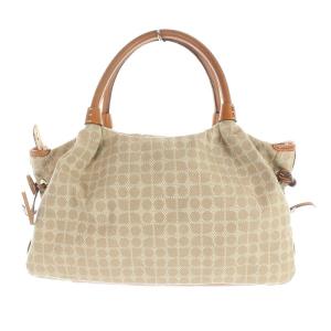 kate spade new york ハンドバッグ レザー 総柄 ベージュ