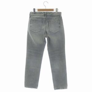 upper hights 21AW THE LIPSTICK ジーンズ スリム ストレート ミッドライズ ダメージ加工 22 グレー 825245