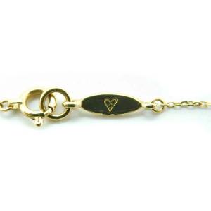 AHKAH ヴィヴィアンクチュール ナンバーネックレス 5 K18 0.05ct イエローゴールド