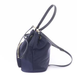 TOCCA ハンドバッグ ショルダーバッグ 2way ナイロン ネイビー