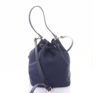 TOCCA ハンドバッグ ショルダーバッグ 2way ナイロン ネイビー