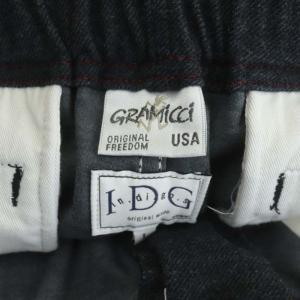GRAMiCCi ×indigos ストレッチネルパンツ ジョガーパンツ イージー L ダークグレー