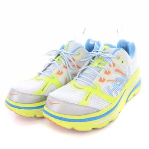 HOKA ONE ONE bondi スニーカー ランニングシューズ 30.0cm 白 青 黄緑