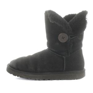 UGG australia ムートンブーツ ショートブーツ 24cm ブラック