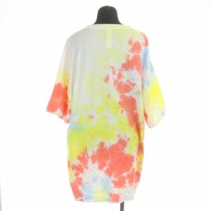 nagonstans 21SS コーマ天竺 Tiedye Tシャツ カットソー 半袖 オーバーサイズ タイダイ 38 マルチカラー