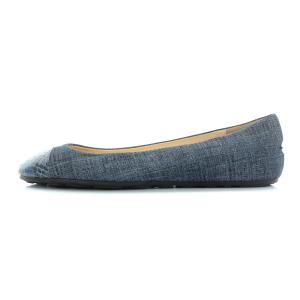 JIMMY CHOO フラットシューズ パンプス パイソン型押し 38 ブルー