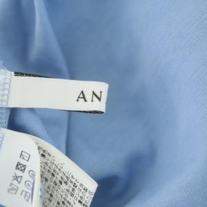 ANAYI 21SS ハイゲージポンチレースプルオーバー カットソー 半袖 38 水色 ライトブルー