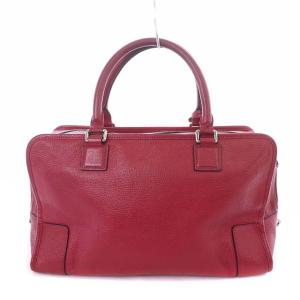 LOEWE アマソナ  ミニ ボストンバッグ ハンドバッグ 36 レッド
