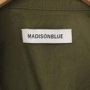 MADISONBLUE サファリジャケット シャツジャケット 半袖 01 カーキ