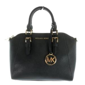 ハンドバッグ レザー 黒 ブラック