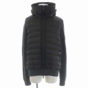 MAGLIONE TRICOT CARDIGAN ダウンジャケット XXL チャコールグレー