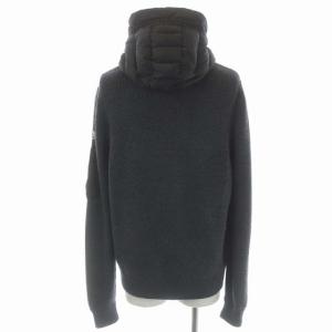 MONCLER MAGLIONE TRICOT CARDIGAN ダウンジャケット XXL チャコールグレー