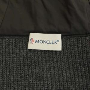MONCLER MAGLIONE TRICOT CARDIGAN ダウンジャケット XXL チャコールグレー