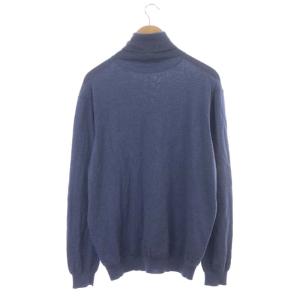 Ermenegildo Zegna ニット セーター ウール タートルネック 長袖 ブルー