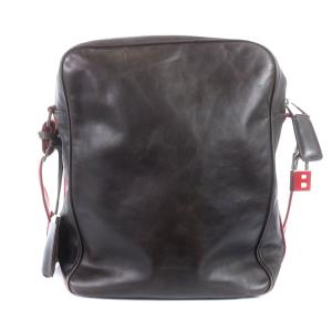 BALLY ショルダーバッグ レザー ブラウン