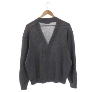 ATON WOOL WASHI OVERSIZED CARDIGAN ウール和紙 オーバーサイズ ニットカーディガン Vネック 長袖