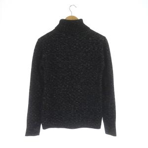 RIPVANWINKLE 5GG Wool Cotton Long ニット セーター 長袖 タートルネック 3 黒 ブラック