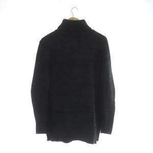 RIPVANWINKLE DOUBLEFACE KNIT JERSEY セーター 長袖 タートルネック 切替 3 ブラック
