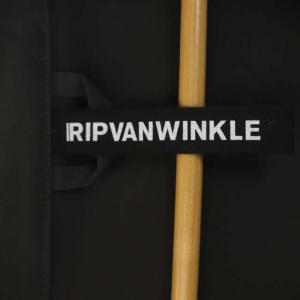 RIPVANWINKLE スタンドフーディジャケット 薄手 長袖 ジップアップ M ダークカーキ