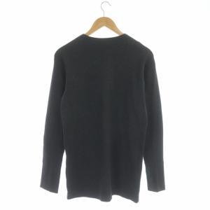 RIPVANWINKLE R149 クルーネックトップス ニット セーター プルオーバー 長袖 コットン 3 ダークグレー