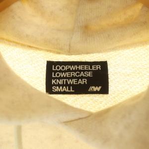 LOOPWHEELER ×LOWERCASE ニットパーカー 長袖 プルオーバー S アイボリー