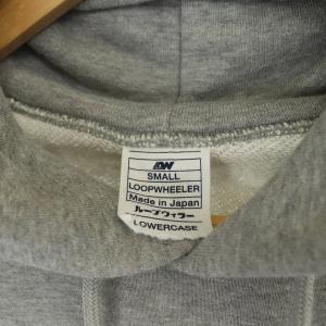 LOOPWHEELER LOWERCASE プルオーバースウェットパーカー 長袖 S グレー