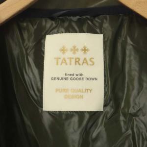 TATRAS BERINA モッズコート ダウンベストライナー 02 カーキ