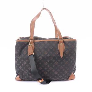 russet ショルダーバッグ トートバッグ ハンドバッグ 2WAY モノグラム ナイロン グレー