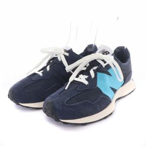 New Balance GS327 FD スニーカー ローカット 21.5cm ネイビー