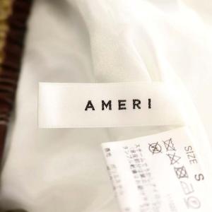 Ameri VINTAGE FUDE ART SKIRTスカート ロング フレア 総柄 S マルチカラー