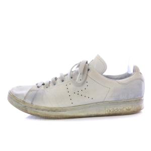 ラフシモンズ RAF SIMONS STAN SMITH スニーカー ローカット レザー 26cm 白 ホワイト S74619