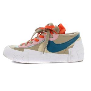 BLAZER LOWxSACAI×KAWS スニーカー レザー 23.5cm マルチカラー