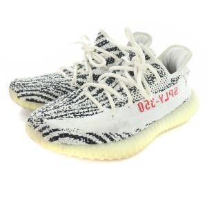 adidas カニエウエスト YEEZY BOOST 350 V2 Zebra スニーカー ロゴ