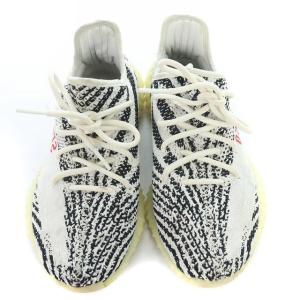 adidas カニエウエスト YEEZY BOOST 350 V2 Zebra スニーカー ロゴ