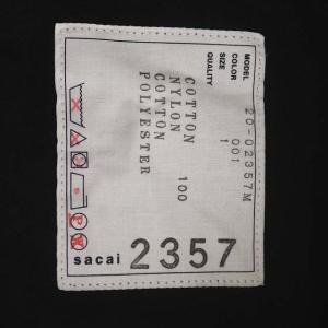 sacai 20SS Nylon Twill Cotton Shirt ナイロンツイルコットンシャツ