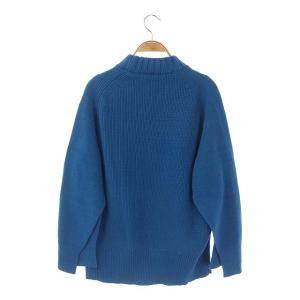 sacai 22SS Knit Turtleneckサイドスリット プルオーバー 1 ターコイズ