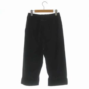 Maison Margiela MM6 22SS イージーパンツ クロップド ロールアップ 36 黒 ブラック