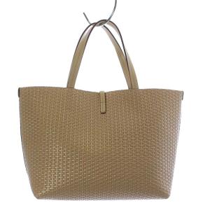 Salvatore Ferragamo FJ-21 C391 トートバッグ ガンチーニ 編み込み レザー ベージュ