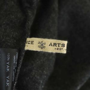 ARTS&SCIENCE ウール オーバーサイズ ワンピース ミモレ丈 長袖 1 ダークグレー