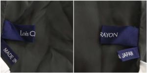 Lois CRAYON インバーデットプリーツワンピース ミニ ノースリーブ クルーネック 総柄 千鳥格子 花柄 ウール M 黒 ブラック 白 ホワイト