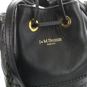 J&M DAVIDSON カーニバル M ショルダーバッグ 2way 巾着 レザー ブラック