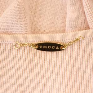 TOCCA シルクニットボレロ カーディガン 長袖 ショート M ピンク