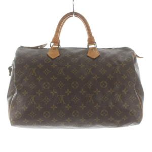 LOUIS VUITTON M41524 モノグラム スピーディ35  トラベルバッグ ブラウン 